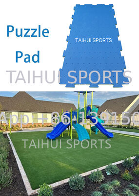 سجادة أمان متشابكة ناعمة السقوط بسماكة 10-100 مم ووسادة صدمات للملعب مضمونة HIC و CFH