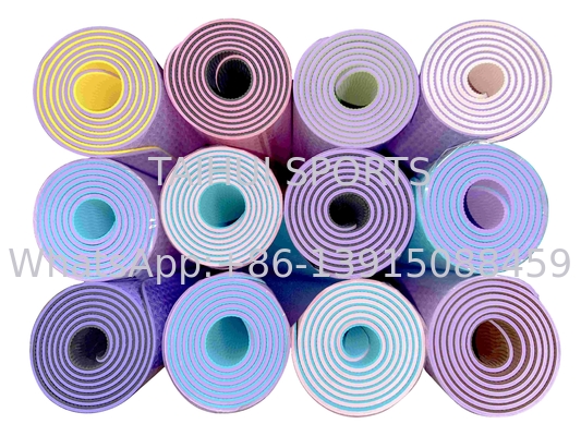 رياضة اليوغا الرياضية يومية ممارسة اليوغا فراش 6MM فراش الأرضية مريحة