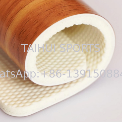 أرضية رياضية معاصرة صديقة للبيئة 3.5 ملم-8 ملم حبوب خشبية لكرة السلة / الكرة الطائرة / تنس الطاولة / لعبة البدمنتون / ملعب البيكلبال