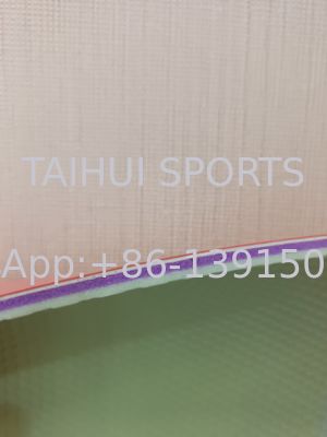 6 ملم بطل البدمنتون بلاط الأرضيات من البيوفيك أخضر / أزرق / أصفر / أحمر / رمادي اللياقة البدنية الخارجية الأرضيات الداخلية من البيوفيك