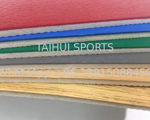 أرضيات فينيل مقاومة للانزلاق وممتصة للصدمات لملاعب كرة الطائرة وكرة السلة والبيكل بول