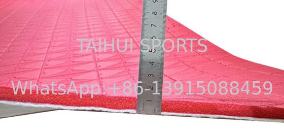 FIFA Underlay Patterned Shock Pad 8mm 10mm 12mm مع القماش تحت العشب الاصطناعي