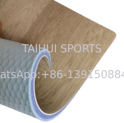 أرضيات فينيل مقاومة للانزلاق وممتصة للصدمات لملاعب كرة الطائرة وكرة السلة والبيكل بول
