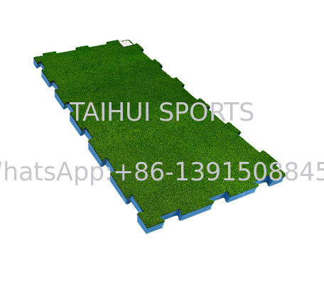 علبة صدمة أرض اللعب المختبرة حسب الطلب HIC / CFH بسماكة 30mm-80mm ومرونة عالية للمياه للعشب الاصطناعي
