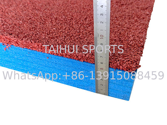 وسادة صدمة من EPDM 20-100mm سمك عالية قابلية الصدمة الصدمة امتصاص المواد المطاطية أرضية للساحة