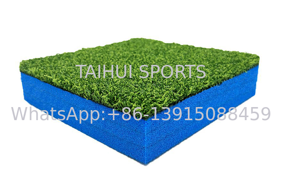 نظام العشب الاصطناعي مع TAIHUI وسائد الصدمة تحتوي على مسدس حماية السقوط للملاعب