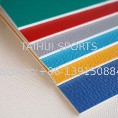 أرضيات PVC الرياضية لملاعب التنس / كرة السلة / البادمينتون / الكرة الطائرة / صالة الألعاب الرياضية