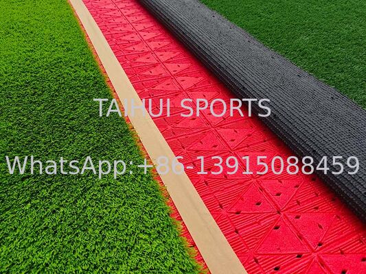 منصة الصدمة المعتمدة من قبل FIFA للملاعب الرياضية 10mm 12mm 15mm 20mm PE الرغوة تحت العشب الاصطناعي