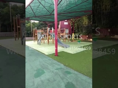 التداخل العشب الاصطناعي الصرف الجوفي المضاد للنزلق السقوط الناعم لكرة القدم / كرة القدم