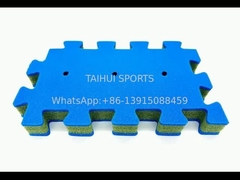 وسادة صدمات من العشب الاصطناعي للرياضات الداخلية والخارجية، طبقة ناعمة آمنة تم اختبار تأثيرها من HIC