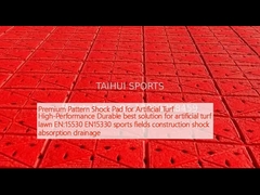 منصة صدمة نموذجية عالية الجودة عالية الأداء أفضل حل دائم للعشب الصناعي EN:15530 EN15330 مجاري رياضية