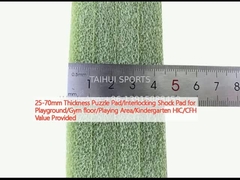 25-70 ملم سمك الحاجز/حاجز الصدمة المتداخلة لملاعب/طابق صالة الألعاب الرياضية/ملاعب/حضانة الأطفال HIC/CFH القيمة المقدمة