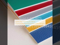 أرضيات PVC رياضية لملاعب التنس/كرة السلة/الريشة الطائرة/الكرة الطائرة/صالة الألعاب الرياضية