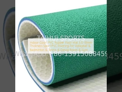 أرضية حديقة داخلية PVC مطاطية 3.5-10mm سمك أرضية PVC الرياضية لكرة الطائرة والبطمينتون والتنس وغرفة الرقص والصالة الرياضية