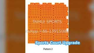 أرضيات رياضية متينة سهلة التركيب والصرف